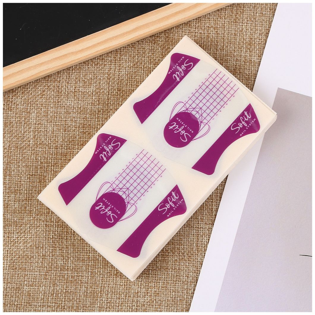 French Nail Form Acrylic UV Gel Nail Extension Nail Sticker