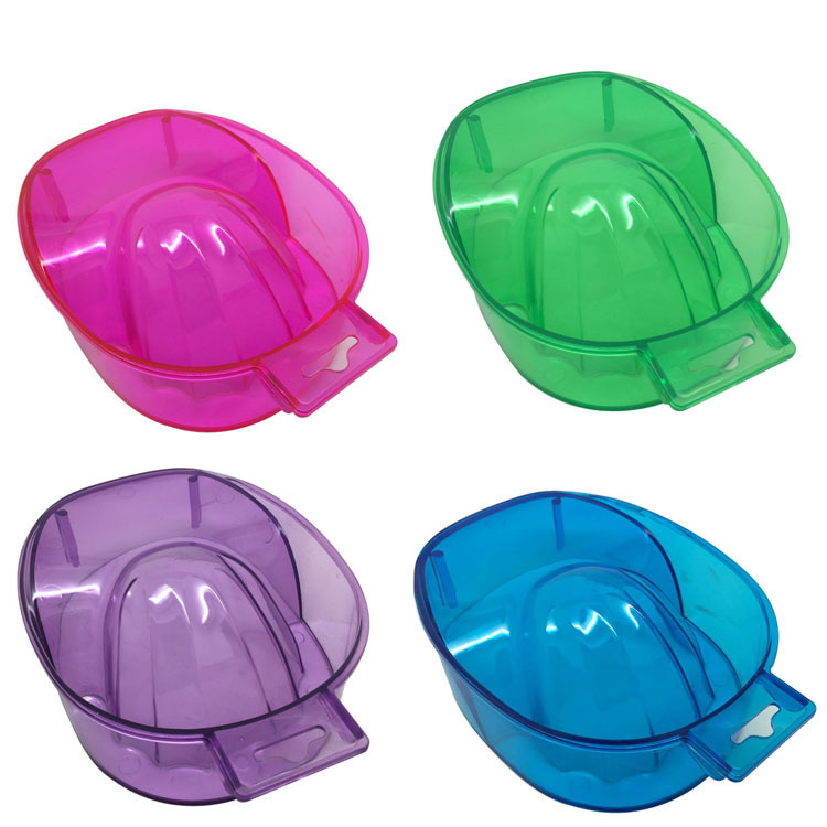 Nail Art Hand Wash Remover Soak Plastic Bowl Nail Manicure