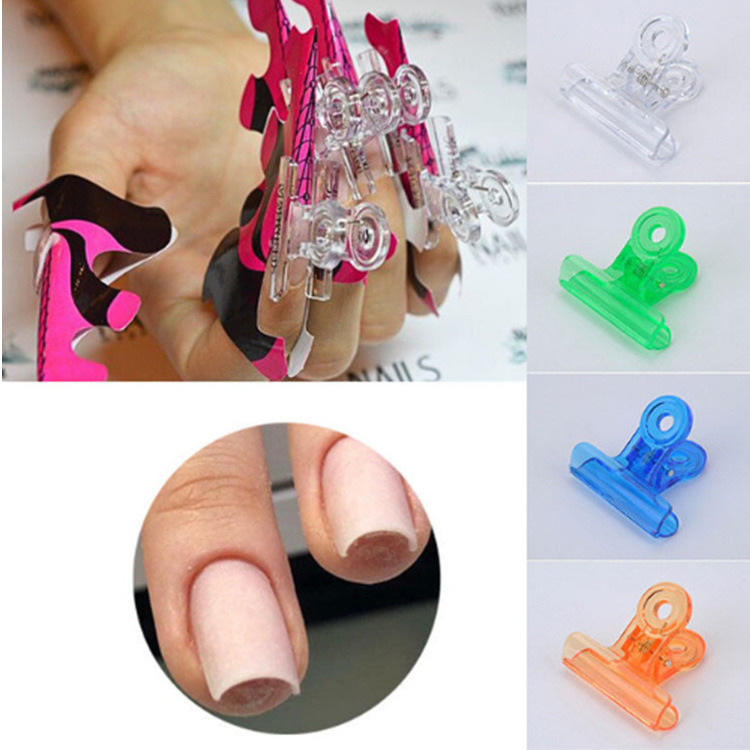 Nail Extension Paper Holder Shaped Clip Fixing Clip Forming Clamp