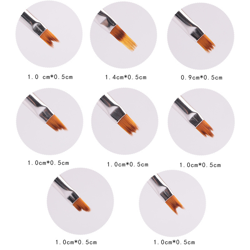 Acrylic Nail Art Brush UV Gel Nail Painting Brush Set