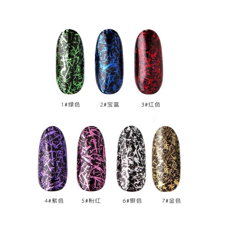 Fashionable Foil Jewelry Strip Nail Art 3D Nail Decoration Accessories