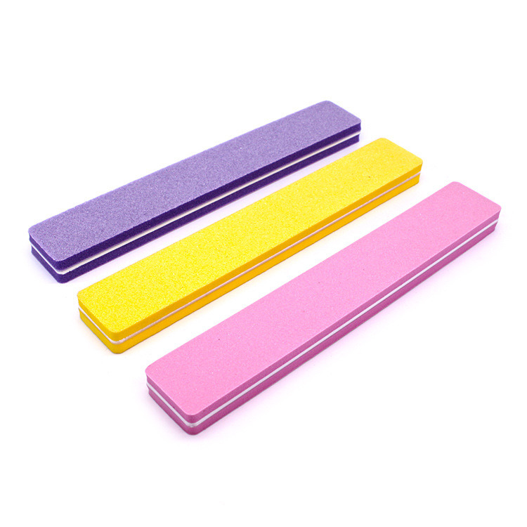 Soft Sponge Nail Art Tips Buffer Double Side Nail File Buffing