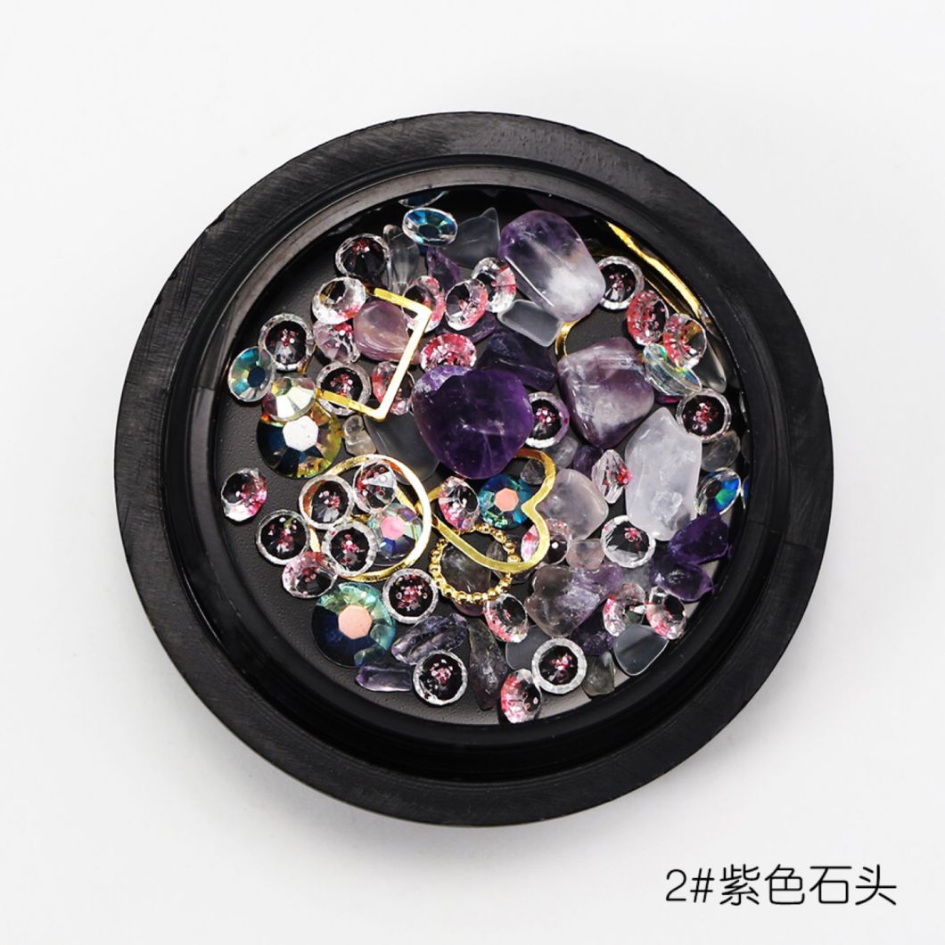 Mixed Colorful Rhinestones Nails Jewelry Crystal Stones for Nail Art