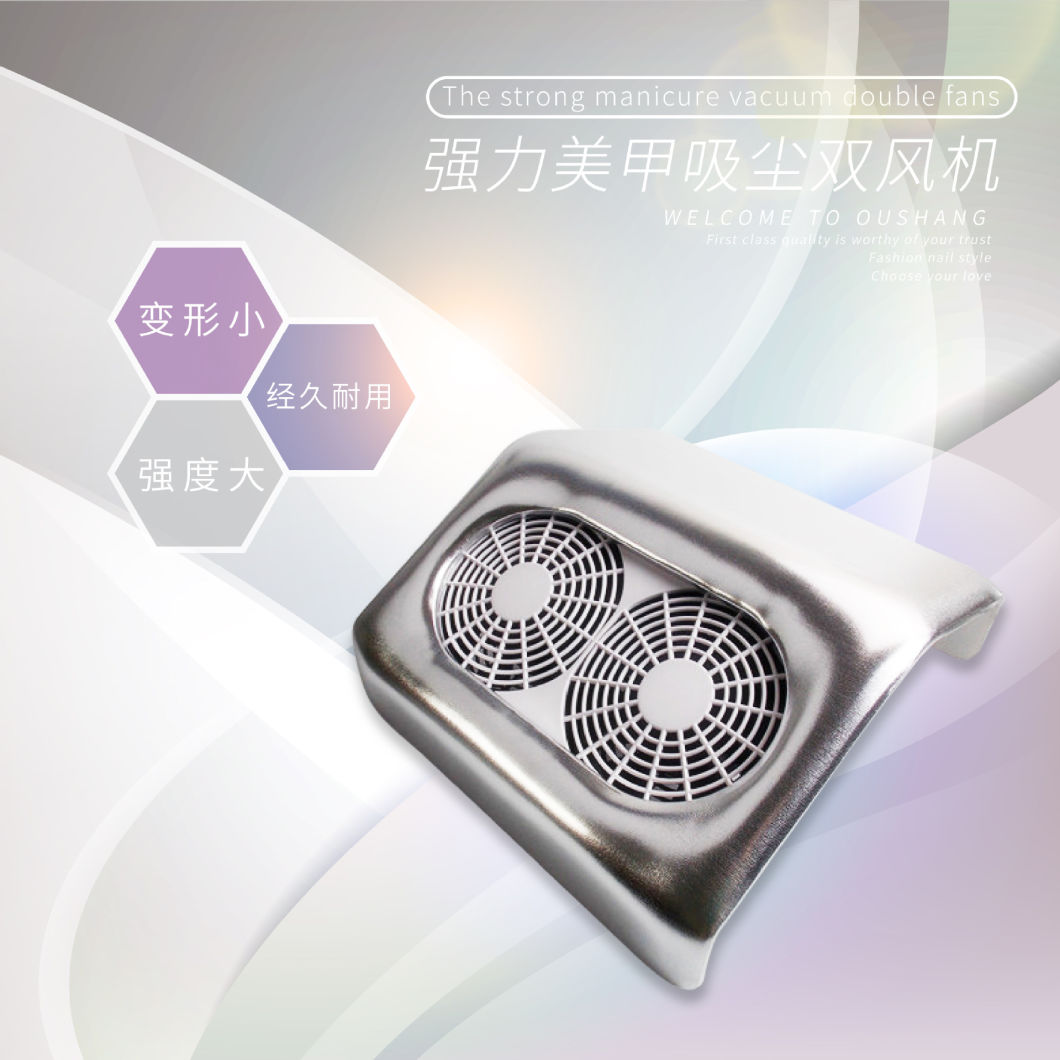 Strong Manicure Vacuum Double Fans Dust Collector Manicure Machine Tools