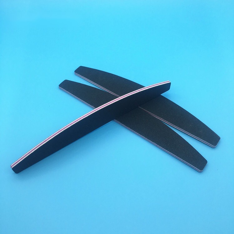 PRO Nail File Buffers Tool Set Half Moon Emery Board