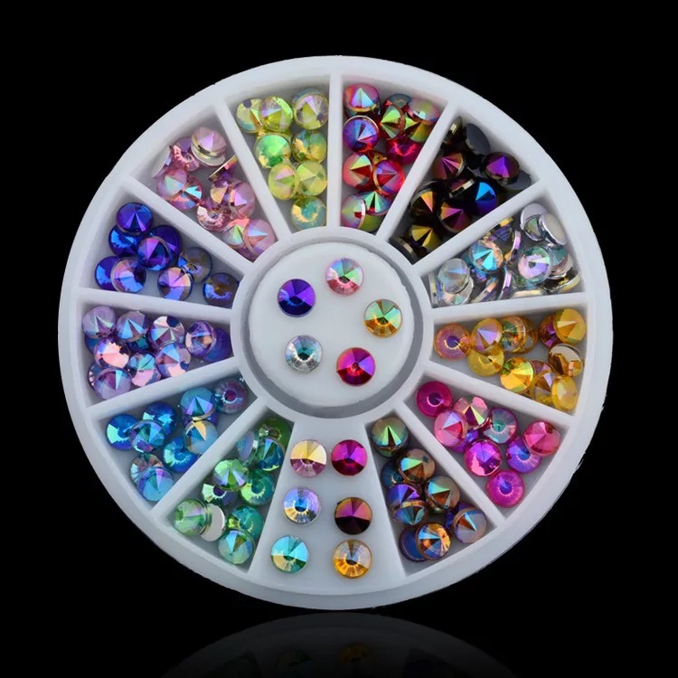 Colorful Ab Color Crystal Stones Glitter Rhinestones for Nail Art