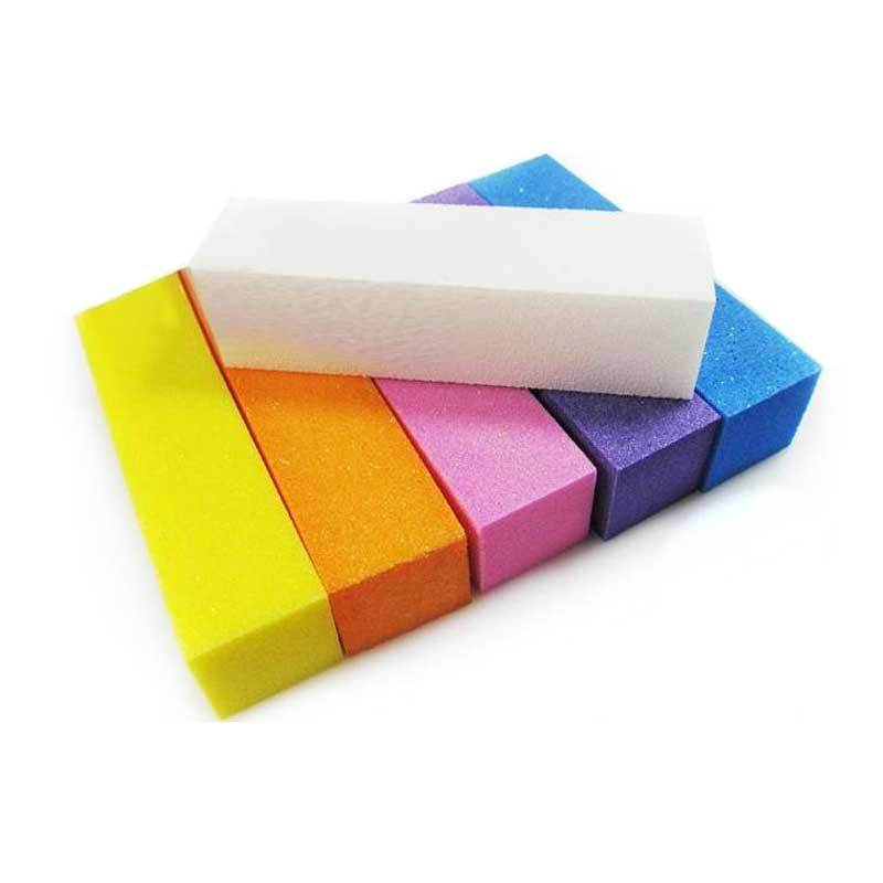 Nail File Buffer Polisher Sanding Block Polished Lime Nail Sponge