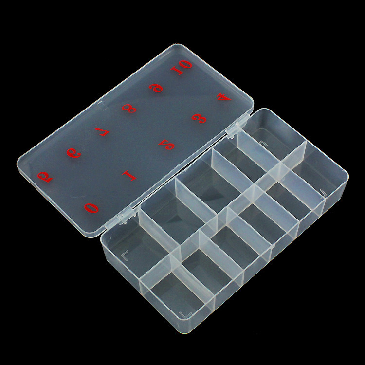 1000PCS Nail Tip Box for Empty Containers Nail Art Tool