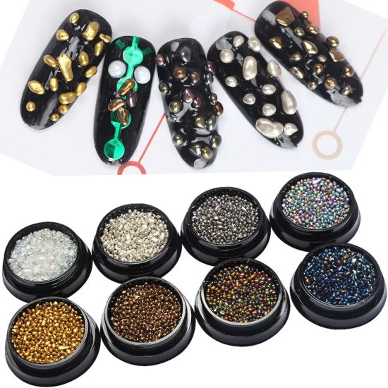 Chameleon Stone Small Irregular Beads Manicure Nail Art Decoration Accessories