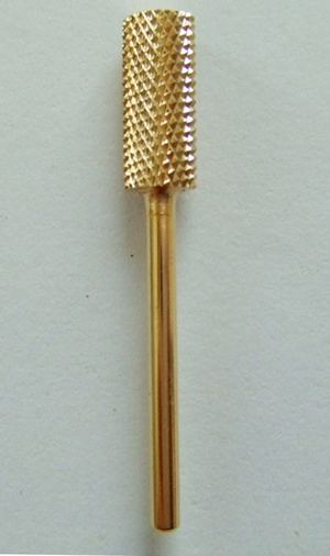 Gold Carbide Electric Burr Cutter Nail Drill Nail Art Tools