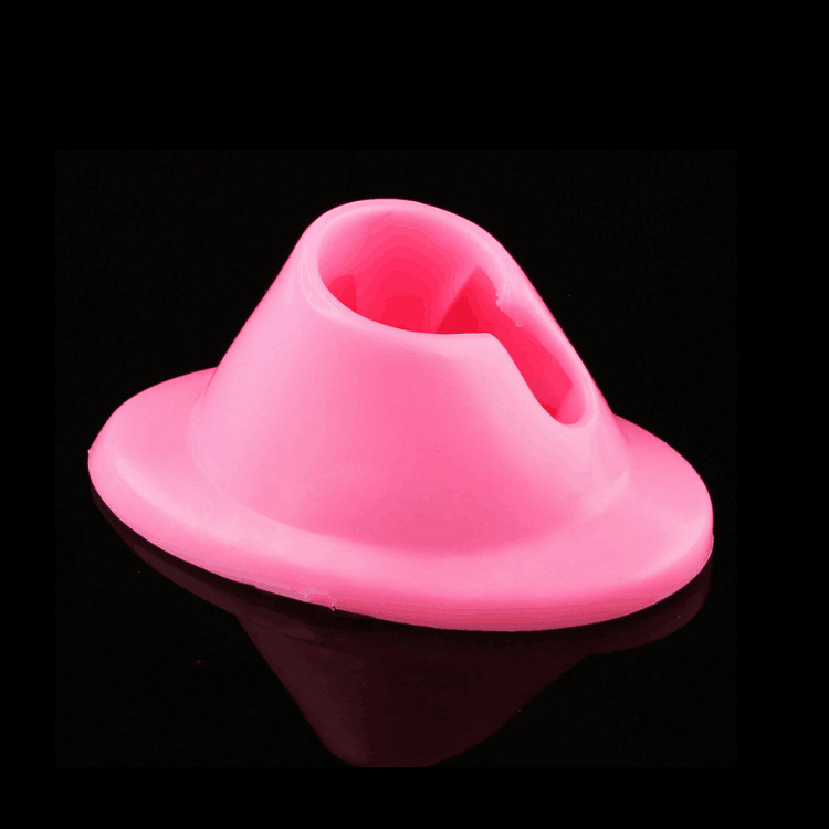 Silicone Rubber Bottle Holder Nail Art Seat Nail Polish Bracket
