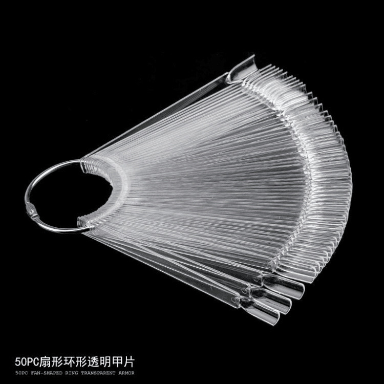 PRO False Nail Art Color Chart Stick Nails Polish Display