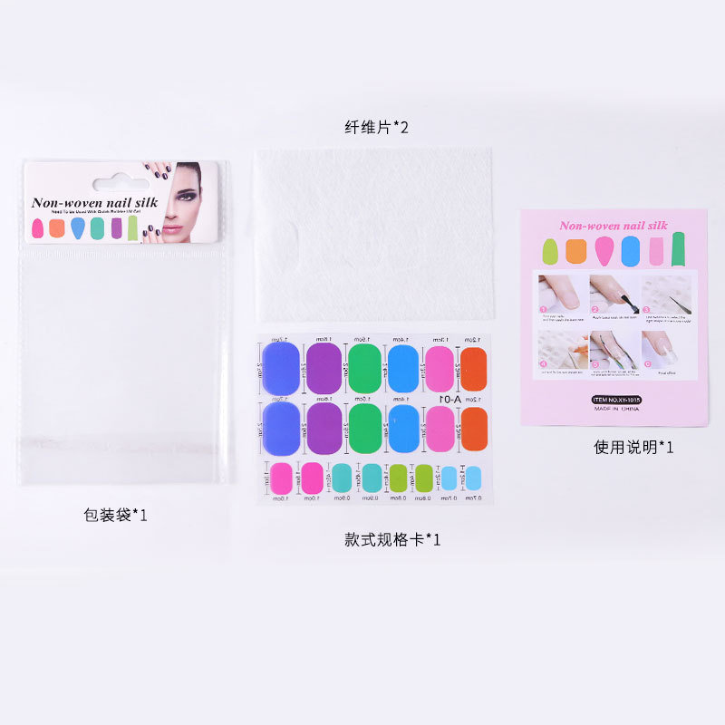 Silk Nail Sticker Anti Damage Strong Protect Reinforce Extension Sticker
