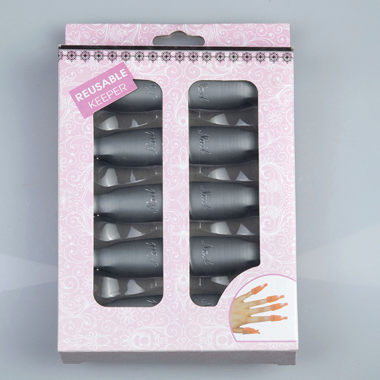 Plastic Nail Art Soak off Cap Clip Polish Remover Wrap