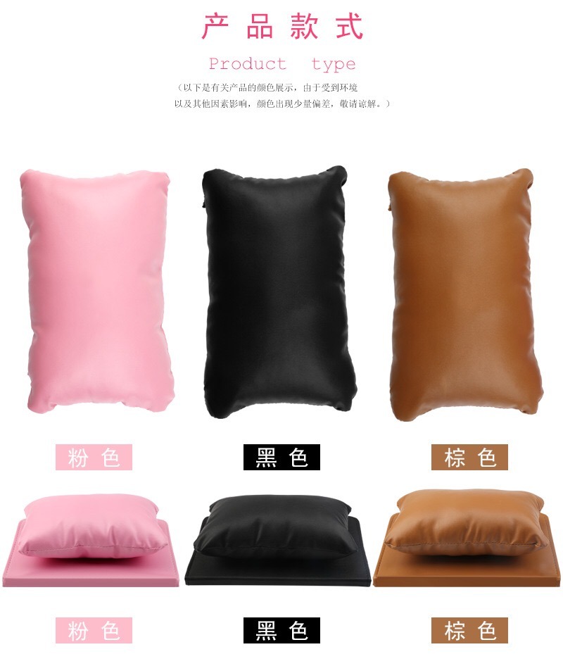 Detachable Zipper Hand Arm Rest Nail Art Soft Manicure Tool