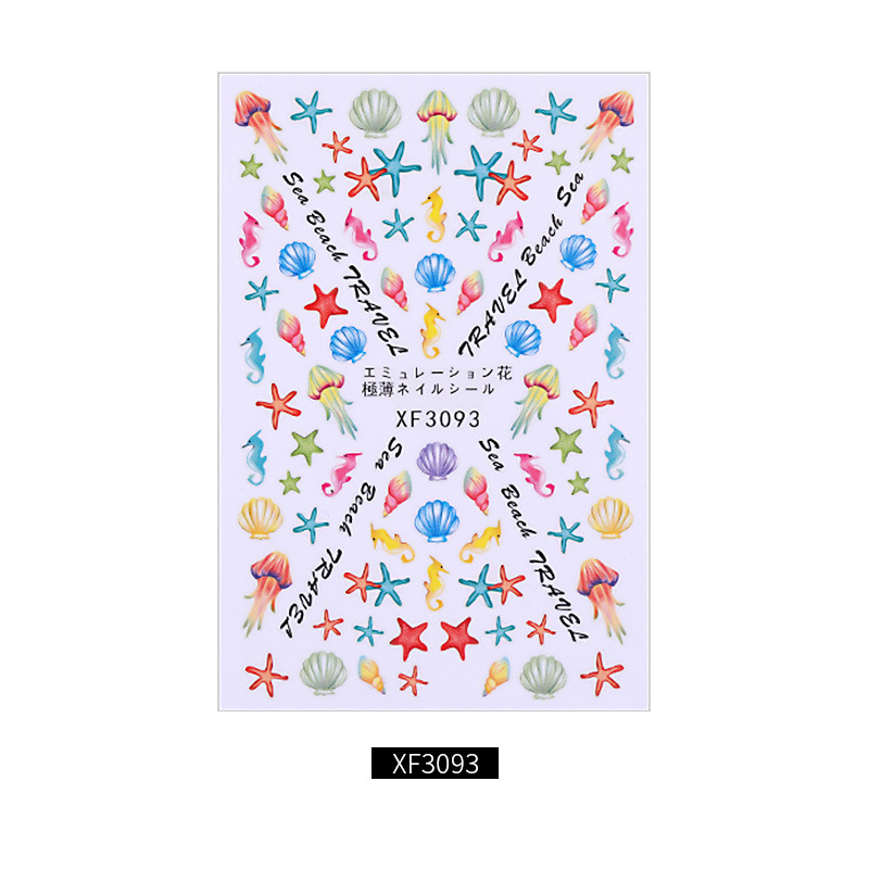 Ocean Style Nail Sticker Nail Beauty Nail Art Manicure Tool