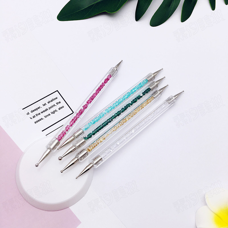 Nail Art Dotting Pen Acrylic UV Gel Painting Dotting Brush