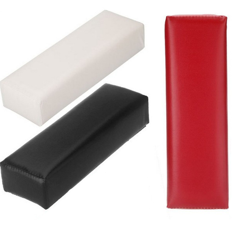 Leather Hand Arm Rest Semicircle Cushion Pillow Nail Art Design