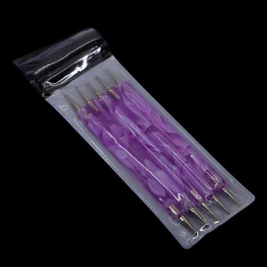 5PCS UV Gel Painting Nail Art Dotting Pen Brush Manicure Set