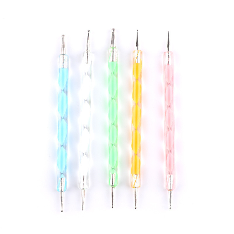 Nail Art Tools UV Gel Nail Painting Dotting Brush Set