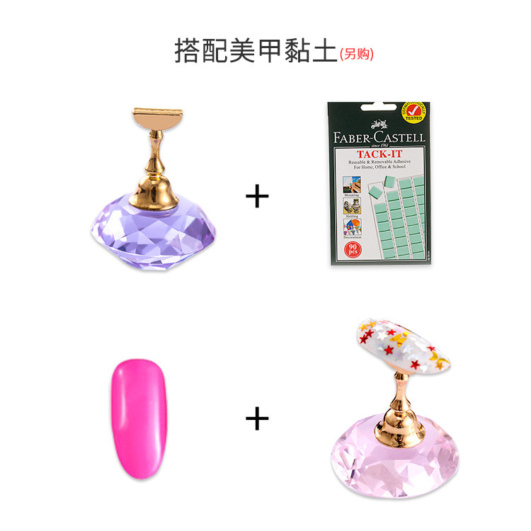 Diamond Nail Tip Holder Display Nail Tips Manicure Nail Tool