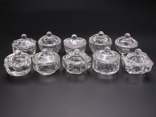 Crystal Clear Acrylic Liquid Dish Glass Cup Nail Art Tool