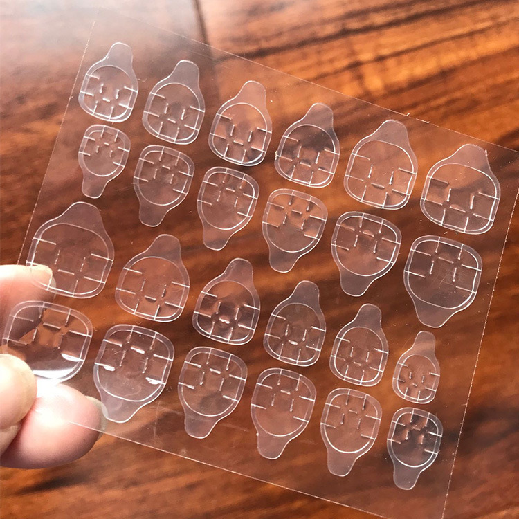 Transparent Double-Sided Stickers for Nails Art Tool False Nail Sticker