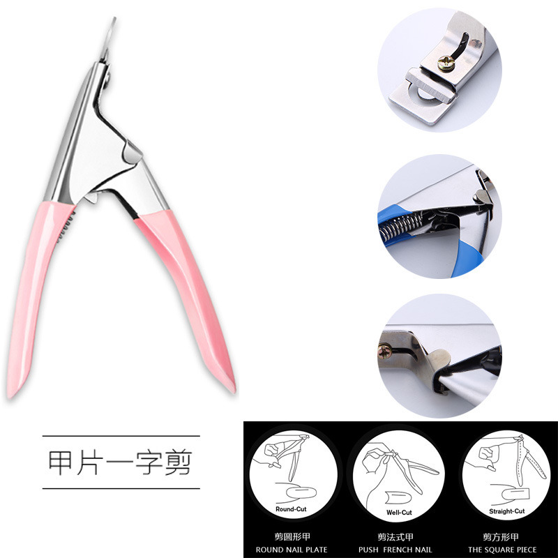 Nail Art Cutter Nail Clipper Trimmer Tip Manicure Tool Scissor
