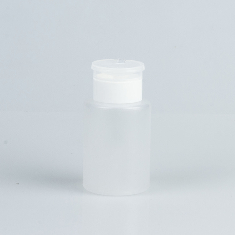 Empty Plastic Nail Polish Makeup Remover Bottle Storage Portable Tool