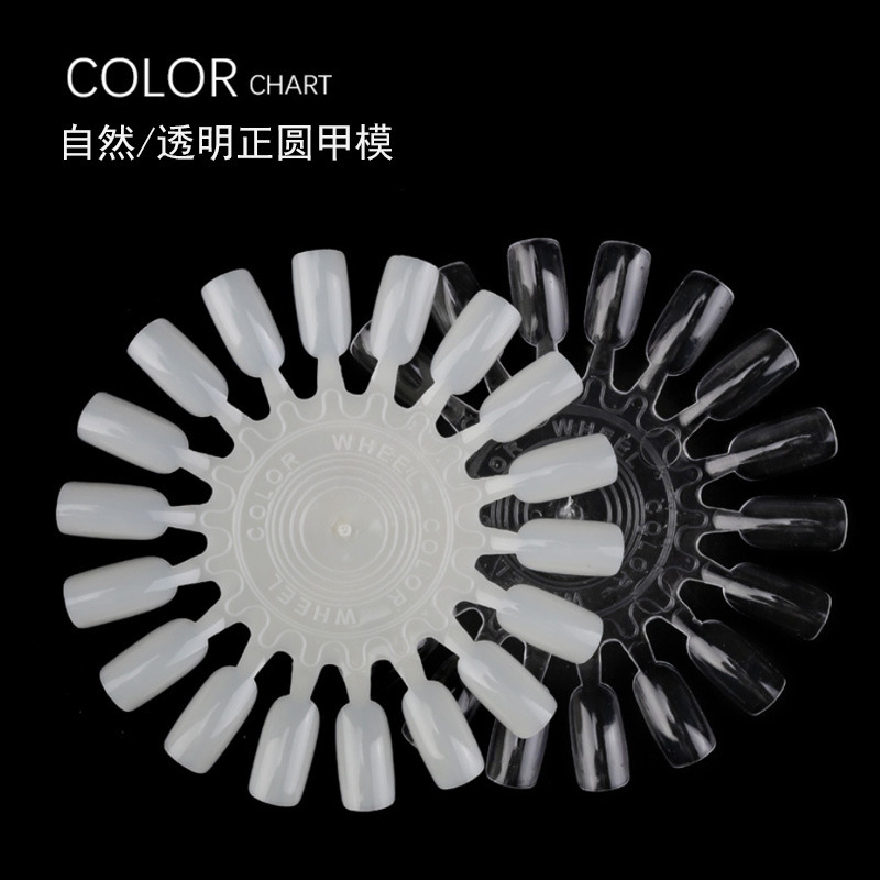 False Nail Display Nail Color Chart Nail Polish Practice Wheel