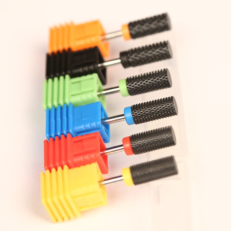 Milling Cutter Electric Drill Manicure Black Ceramic Nail Drill Bits