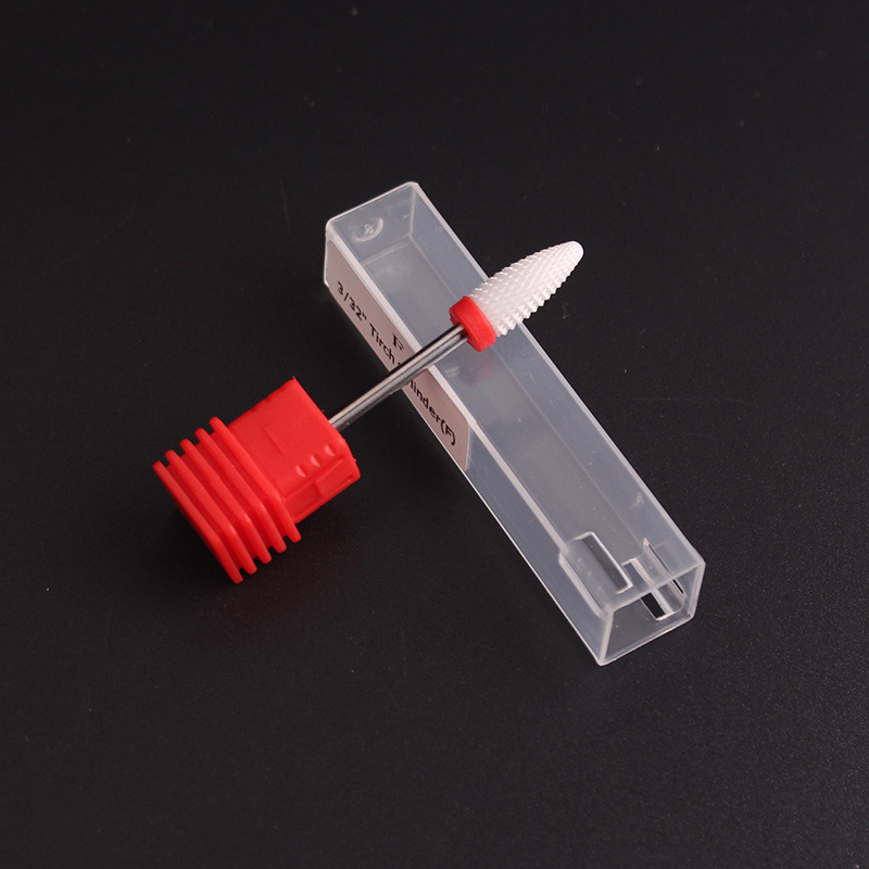 Corn Shape Milling Cutter Nail Art Ceramic Nail Drill Bits