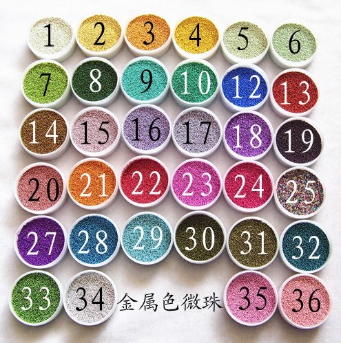 Nail Art Mini Beads for Nail Tips Designed