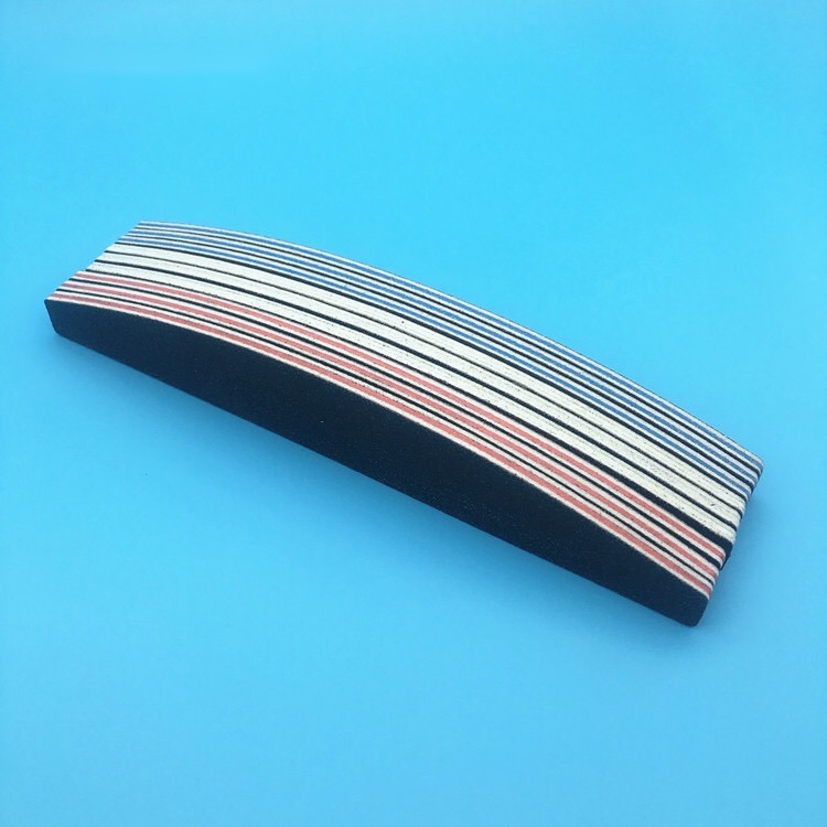 PRO Nail File Buffers Tool Set Half Moon Emery Board