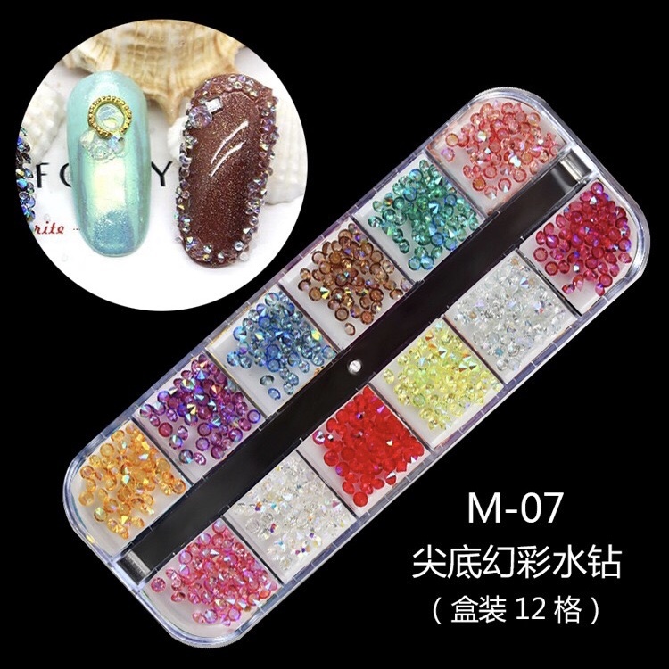 New Multi-Size Nail Rhinestones 3D Decorations Nail Art Decorations