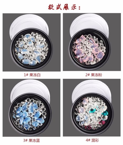 Mixed Transparentrainbow Crystal Beads Diamond Nail Art Decorations DIY