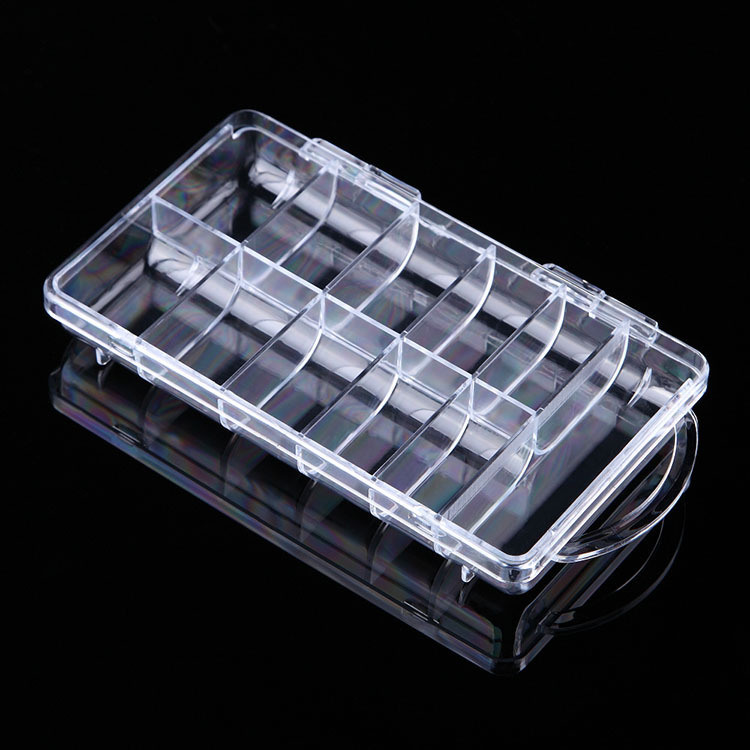 100PCS Nail Tip Box Nail Art Tools Portable Empty Containers