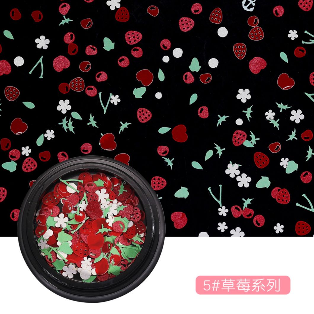 Metalic Colorful All Kinds of Shape Slice for Nail Art