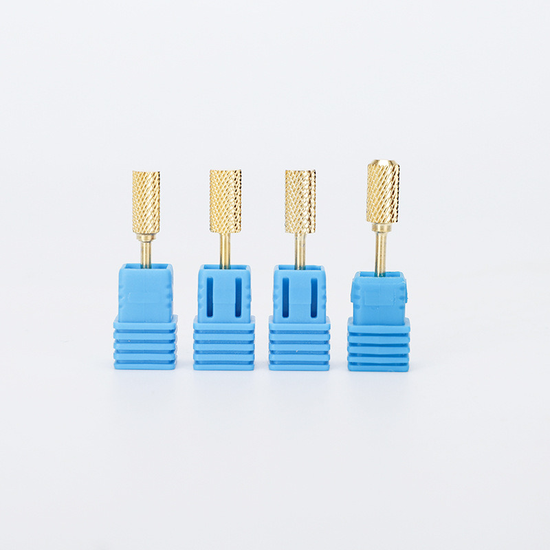 Gold Carbide Electric Burr Cutter Nail Drill Nail Art Tools