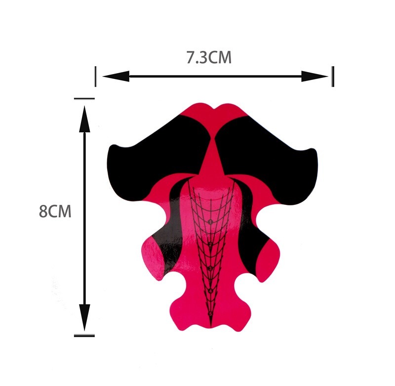 Self Adhesive Nail Forms for UV Gel Nail Tips Extension