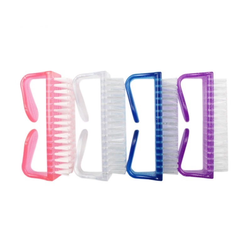 Nail Clean Brush Tool File Manicure Pedicure Soft Nail Brush