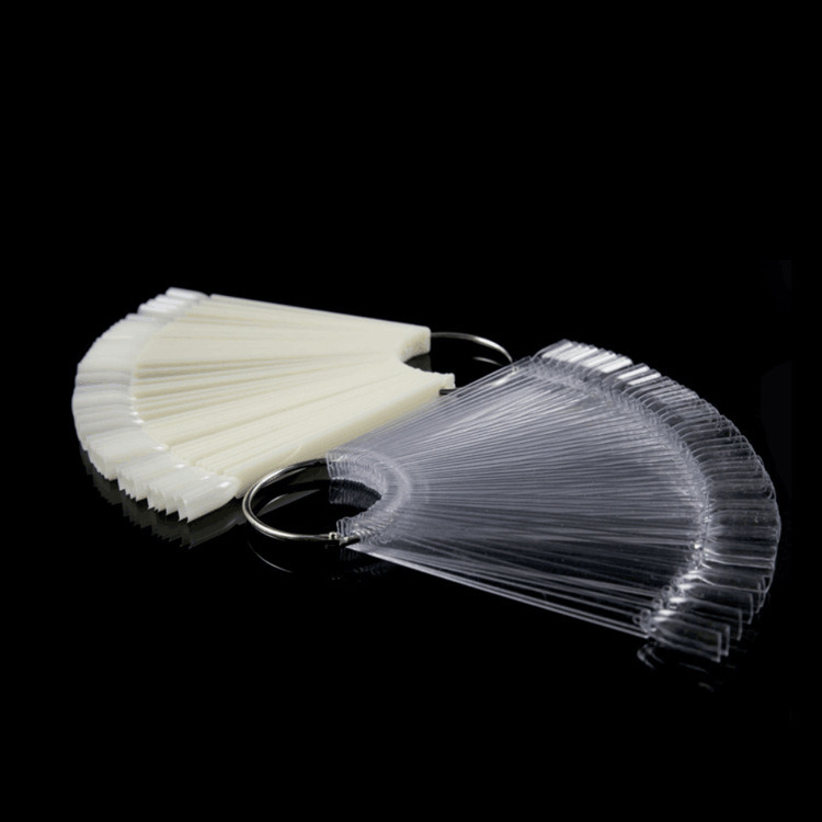 PRO False Nail Art Color Chart Stick Nails Polish Display