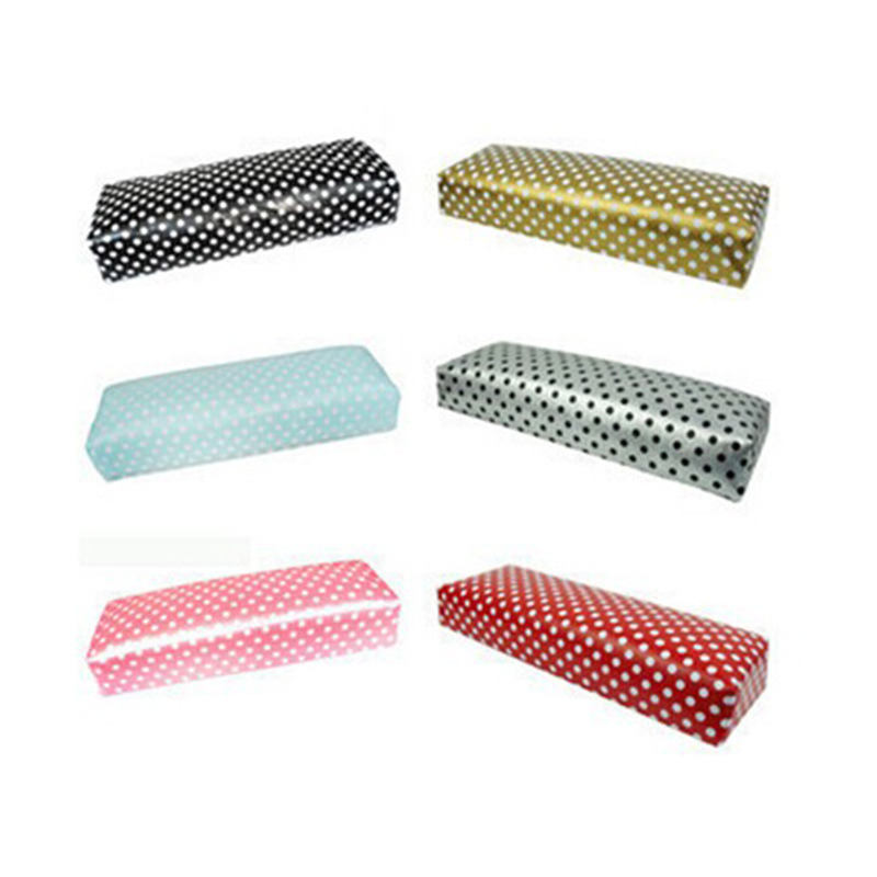 Leather Hand Arm Rest Semicircle Cushion Pillow Nail Art Design