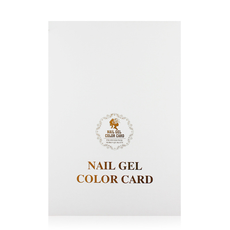 Nail Gel Color Card Chart Nail Polish Display Box