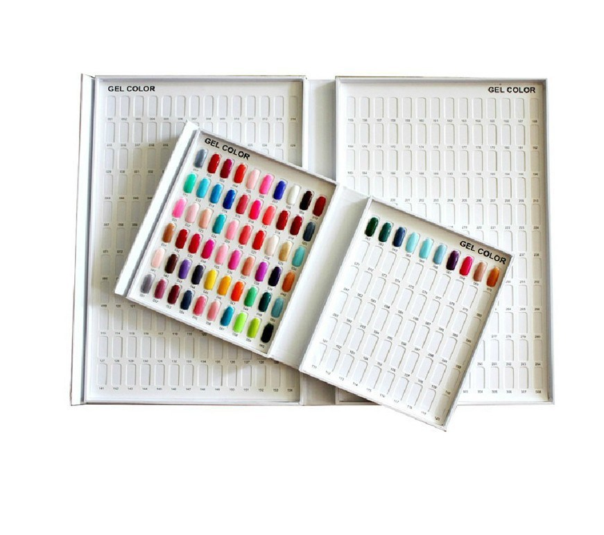 Nail Gel Color Card Chart Nail Polish Display Box