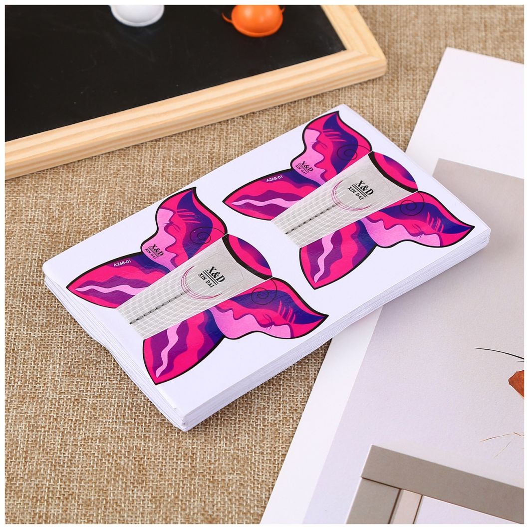 Self-Adhesive Nail Forms for Nail Tips Extension Butterfly Stickers New
