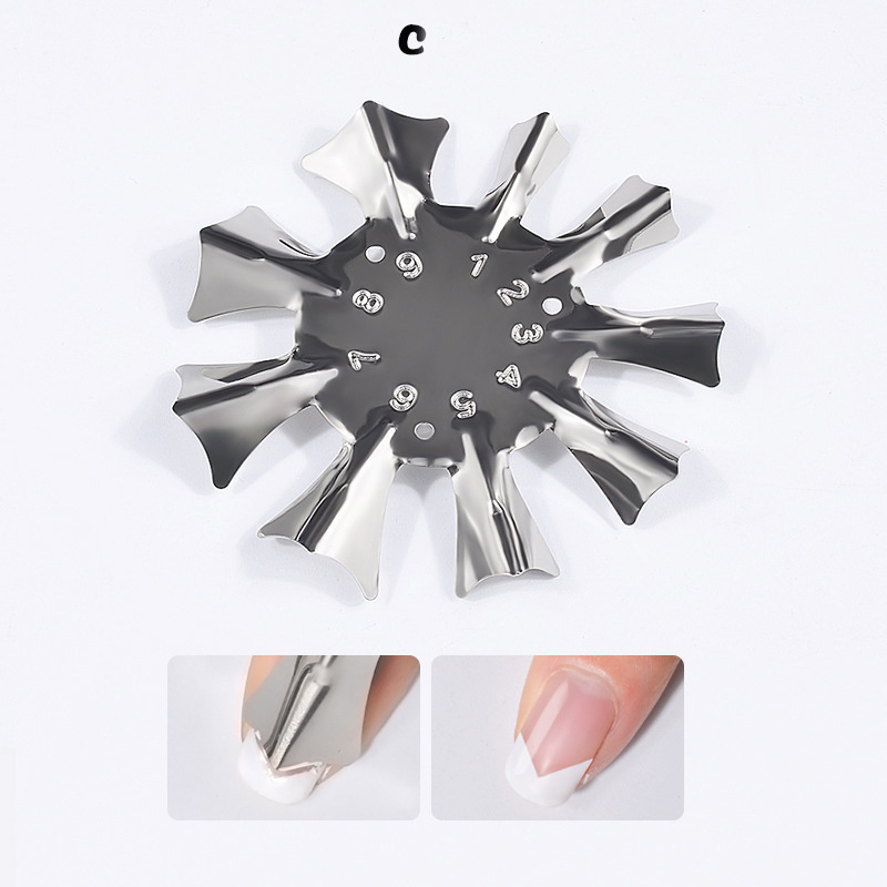 Easy French Poly Tips Guide Nail Manicure Tool