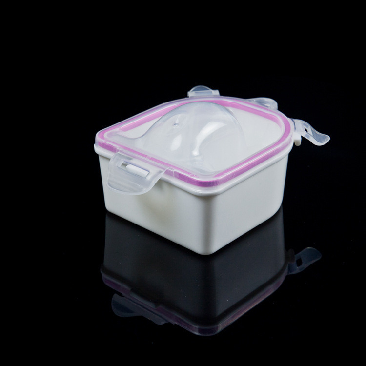 Manicure Nail Polish Remover Bowl Nail Art Soak Plastic Bowl
