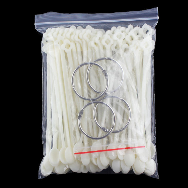 Multifunction Spoon Shaped False Nail Tips Sticks Practice Display