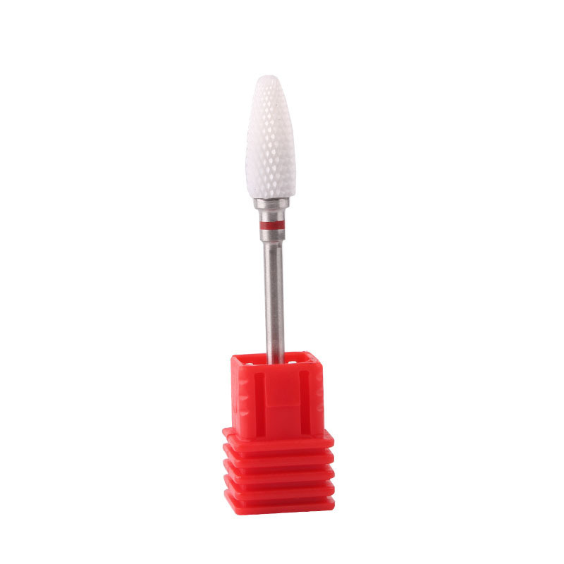 Ceramic Nozzle Nail Drill Bit Milling Cutter Nail Electric Drill